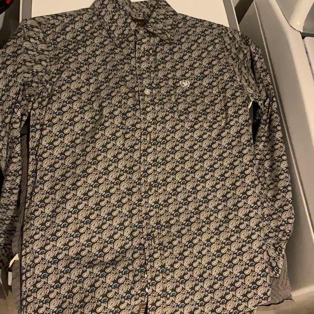 Boys Ariat button down